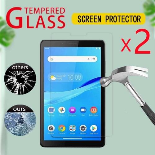 2Pcs Tempered Glass Screen Protector Cover for Lenovo Tab M7 TB-7305F/TB-7305X 7 Inch Tablet Protective Film