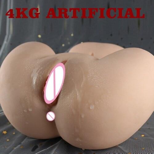 4KG Newest Pocket Pussy Tight Vagina Super Feel Sex Doll Ass Reality Vagina Anal Dual Channels Sex Doll Male Masturbator Sex Toy