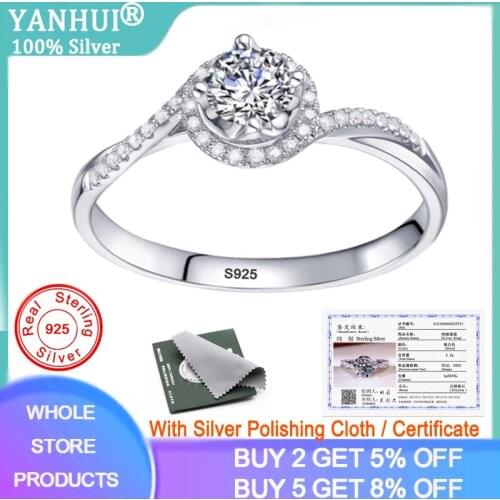 Free Sent Certificate 100% Real 925 Sterling Silver Ring 1ct Lab Moissanite Diamond Jewelry Charming Style Anniversary Ring J071