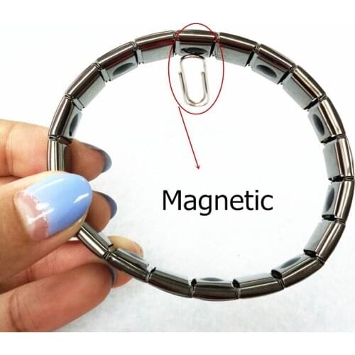 50pcs Men Stainless Steel Bracelet Energy Germanium Stone Magnetic Bangles Health Fashion Jewelry Wristbands Sports