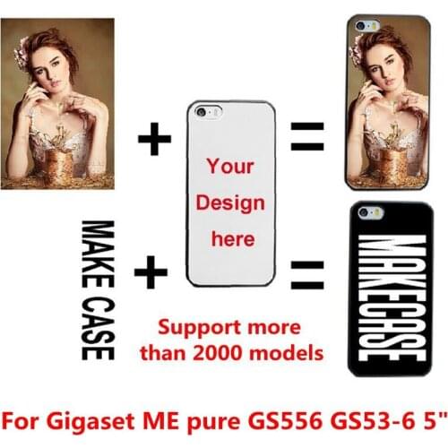 DIY Personalized custom photo name Customize printing your design picture cover case for Gigaset ME pure GS556 GS53-6 5"