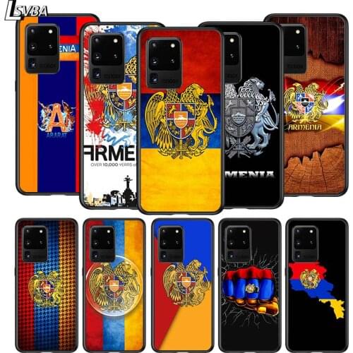 Armenia Armenians Flag for Samsung S20 FE Ultra Plus A91 A81 A71 A51 A41 A31 A21S A11 A72 A52 A42 A32 A12 A02S Phone Case