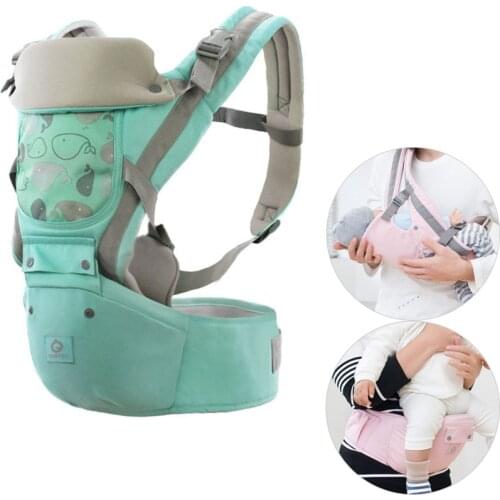 Ergonomic Baby Carrier Infant Baby Hipseat Waist Carrier Front Facing Ergonomic Kangaroo Sling for Baby Travel 0-36M 20KG