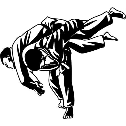 16CM*14.2CM Interesting Fitness Sports Weightlifting Black/Silver Silhouette Car Sticker Decor Vinyl S9-0632