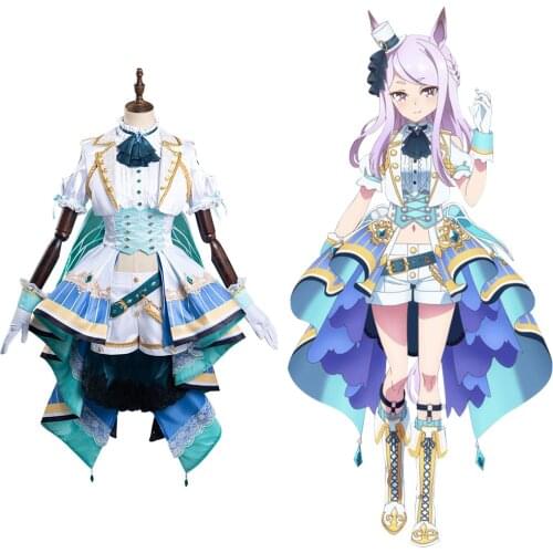 Anime Pretty Derby Mejiro McQueen Cosplay Costume Dress Outfits Halloween Carnival Suit