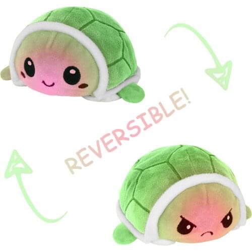 Cute Tortoise Plush Doll Reversible Flip Plush Toy Soft Cute Animal Flip Doll Children Girls Doll Home Decoration мягкие игрушки