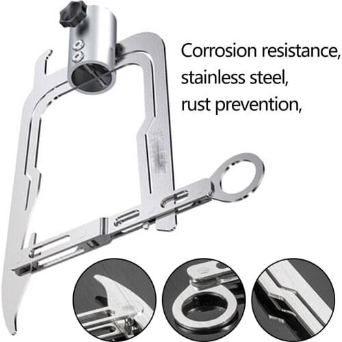Multipurpose Dock Hook Tool Unique Desing Stainless Steel Telescopic Boat Hooks Wire Guider Accessories