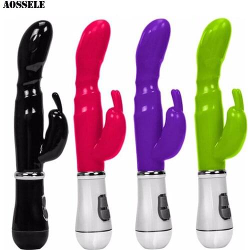Powerful Rabbit Vibrator G-Spot AV Magic Wand Adult Sex Toys For Women Clitoris Stimulator Female Sex Machine Body Massager