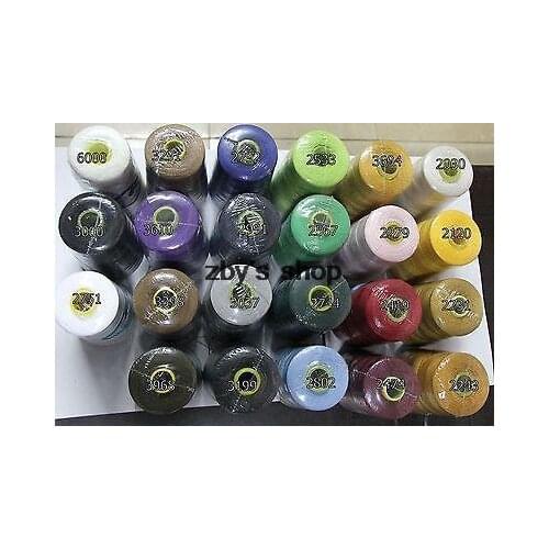 1 Spool 3000 Yards 100% Spun Polyester Sewing Machine Thread 20S/2 24 Colour to choose