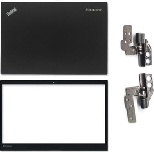 New Laptop LCD Back Cover/LCD Stickers Hinges For Lenovo ThinkPad T440S T450S Non-touch AP0TW000400 00HN681 04X3866 SCB0G57206
