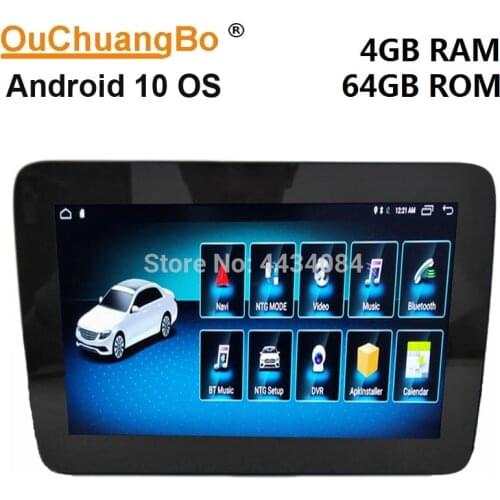 Ouchuangbo android 10 system radio audio player gps for Mercedes Benz SLK 200 250 350 with 8.4 inch 4GB RAM 64GB ROM