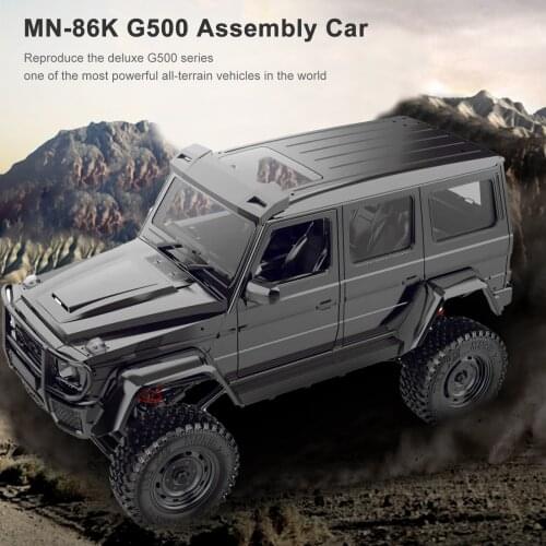 MN-86K G500 Assembly Car 1/12 Climbing Car DIY Car Toy 4WD Construction Kit Gift for Kids No Transmitter Receiver ESC Battery