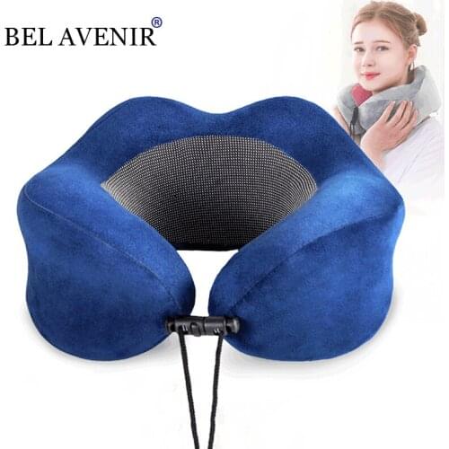 U Shaped Foam Memory Pillow Memory Foam Leg Pillow Orthopaedic Pillow Back Hips Knee Support Relief Back Hips Wedge Cushion