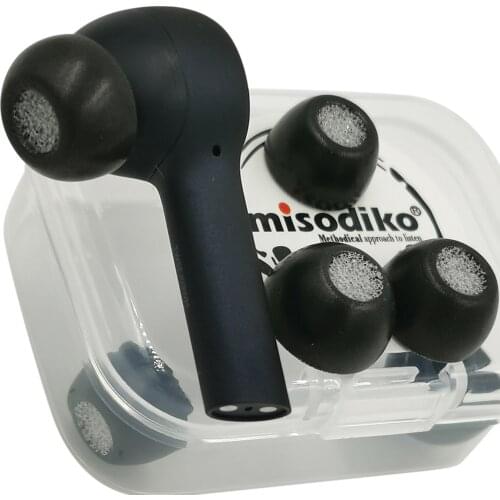 Misodiko Upgraded Memory Foam Eartips Compatible with Xiaomi Air 2 Pro Noise Canceling Earbuds Tips