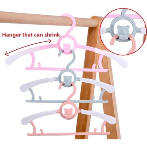 5/10/20pcs Flexible Baby Clothes Hanger Unmarked Children Coats Hanger Organizer Racks Plastic Clothing Display Kids Hangers