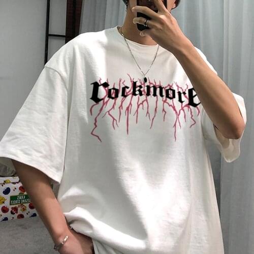 Funny Cartoon Print Women T Shirts Goth Letter Print Short Sleeve T-shirt Aesthetic Graphic Casual Oversized Tshirt Female Tops