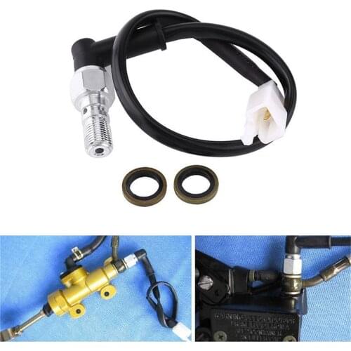 1 Pcs Universal Motorcycle Hydraulic Brake Pressure Rear Light Switch Hollow Bolt Motocicleta Accessories Hydraulic Brake Switch