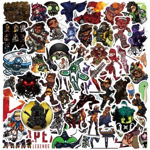 10/30/50 PCS New Apex Graffiti Doodle Cartoon Personalized Sticker For Waterproof Fridge Skateboard Laptop Cup Custom Wholesale