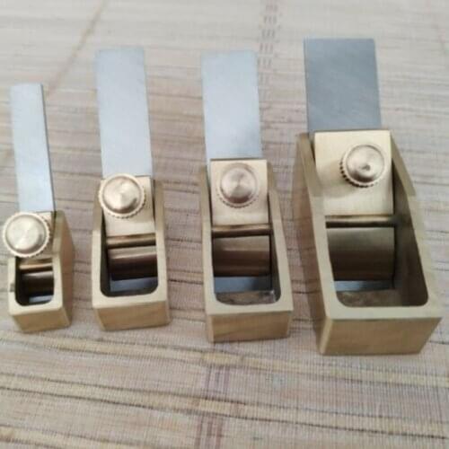 4 pcs flat bottom mini brass planes , Violin/guitar making tools