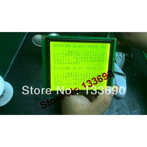 5.1 inch 160X128 5.0V Graphic Dot LCM 22pin T6963 Controller Yellow Green 8080 Parallel Interface 160128 lcd display 160*128
