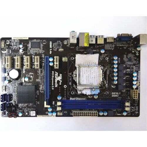 6GPU Used original for ASROCK H61 PRO DDR3 1155 Mining Board (Alternative B75-DS3V TB250-BTC PRO H81S2 TB85 H81A H61 PRO)