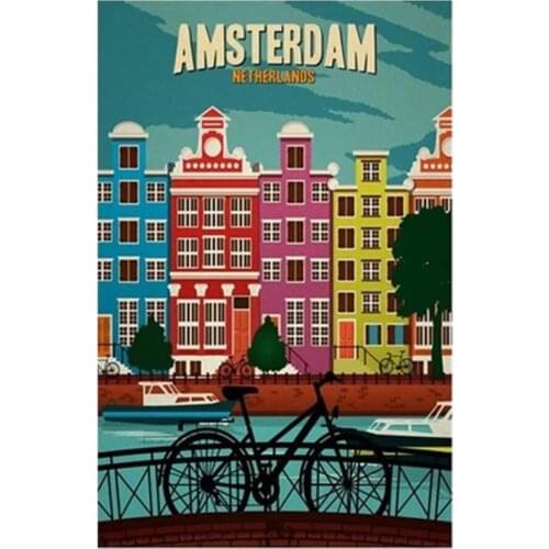 Uone New Diamond Painting DIY Cross Stitch World Country City Embroidery Rhinestone Kids Adult Home Bedroom Office Decor Gift