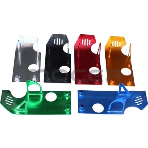 Aluminum Skid Plate Lower start motor Engine Case Protector for XR50 Z50 monkey bike Pit Dirt Bike