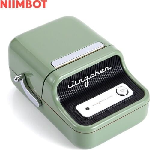 NIIMBOT Wireless Thermal Label Printer Mini Portable Barcode Color Green For Moble Phone Price Tag Sticker Machine Notas Cocinas