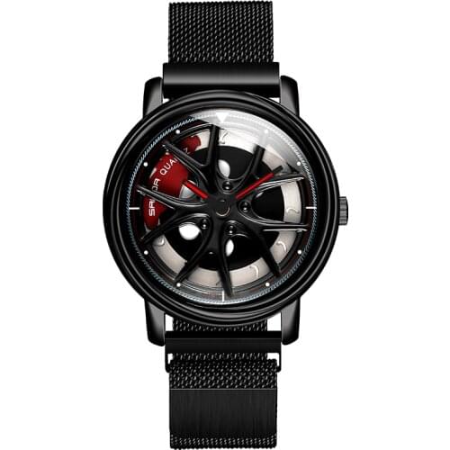 New Cool Hollow Watch Men Rotating Dial Creative Mens Watches Magnet Clasp Quartz Wristwatch Male Clock Gifts Relogio Masculino