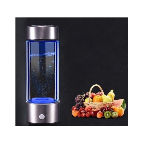 Rich Hydrogen Water Generator Electrolysis Energy Hydrogen-rich Antioxidant ORP H2 Water Ionizer PP Healthy Bottle cup 430ml