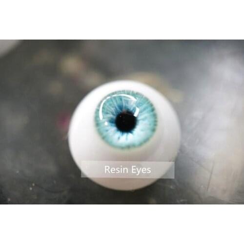 Blue Doll Eyes BJD Eyes for 1/3 1/4 1/6 BJD Doll Accessories,Realisic Resin Eyes Safety Eyes Craft Eyes for Dolls,Eyes for toys