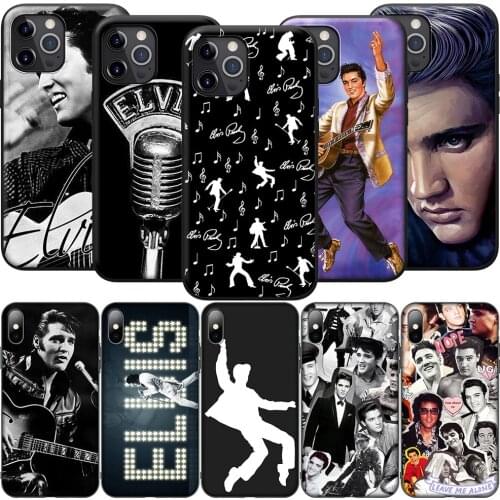 GX64 Elvis Presley Silicone Soft Case for iPhone 12 Mini 11 Pro XS Max XR X 8 7 6 6S Plus 5 5S SE 2020