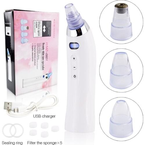 Skin Care Blackhead instrument to suck Blackhead artifact electric pore cleaner facial beauty instrument black export instrument
