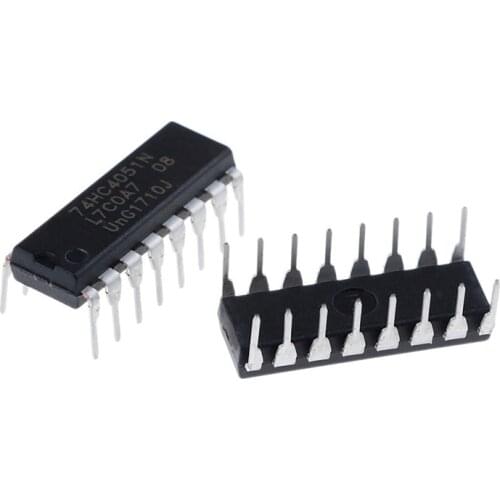 10pcs/lot 74HC4051N 74HC4051 DIP-16 interface chip New Original