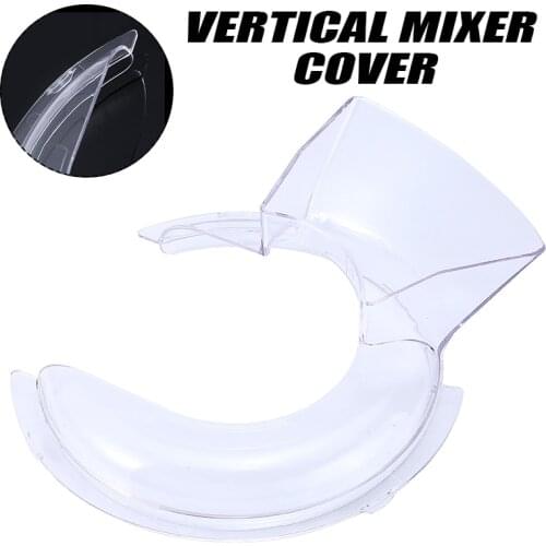 1 pc 4.5-5QT Bowl Pouring Shield Tilt Head Plastic Household Mixer Cover Kitchen Aid Stand Mixer Replacement Parts