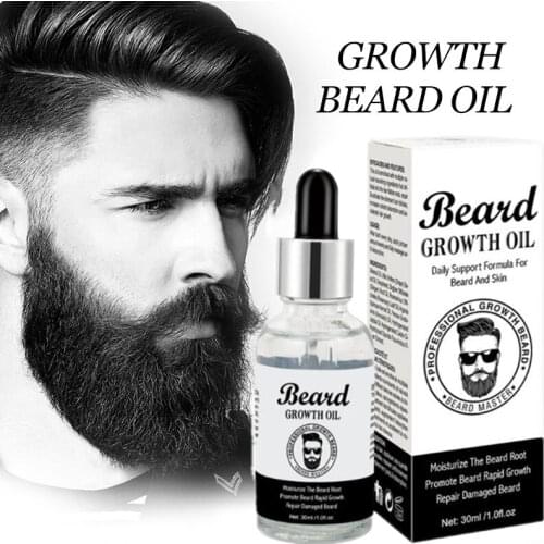 30ML Growth Beard Oil Grow Beard Thicker & More Full Thicken Hair Beard Oil For Men Beard Grooming Treatment Beard Care