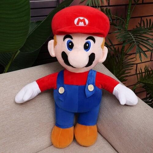 Zqswkl 40/50/60cm Super Mary plush toy cartoon Mario doll pillow childrens birthday gift kawaii room decor anime pillow