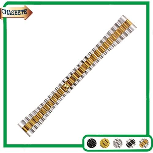 Stainless Steel Watch Band for Samsung Gear 2 R380 / R381 / R382 22mm Quick Release Metal Strap Belt Wrist Loop Bracelet Black