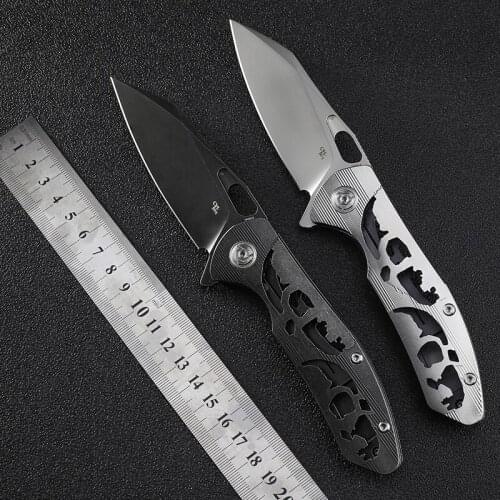 CH3515 S35VN steel blade folding knife ball bearing TC4 handle outdoor camping hunting pocket EDC tool