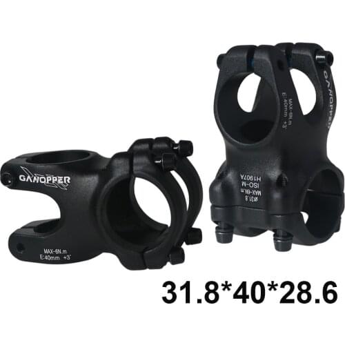 Folding Bike Stem Mountain Bike Ultra-light Riser 31.8mm Super Short Front Stem 3 Degree 40mm Aluminum Alloy Bicycle Stem