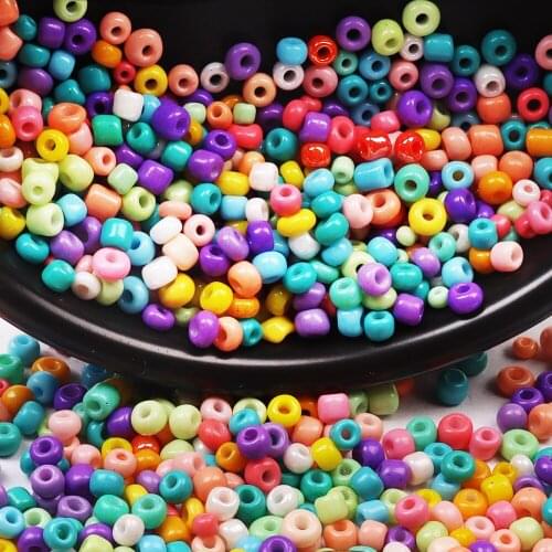 2/3/4mm Craft Small Pony Jewelry Beads for DIY Glass Seed Beads Bulk, Craft Project Bracelet Necklace Jewelry Making