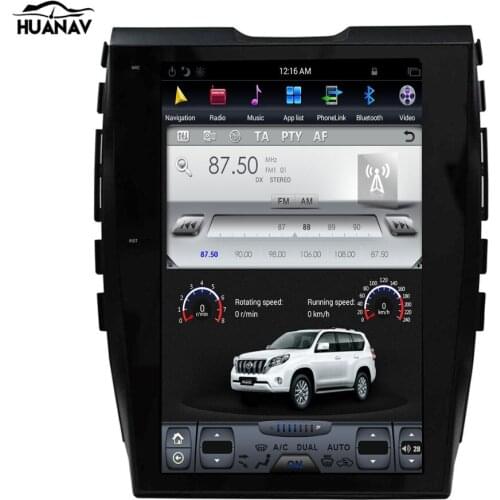 12.1 inch Tesla Car radio GPS Navigation For FORD EDGE 2015-2018 one din Android 7 multimedia Player no DVD player stereo