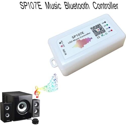 WS2812B WS2811RGB Led Pixels Strip SP107E Controller Bluetooth WIFI Music Smart Led Controller SK6812 WS2815 APA102 DC5-24V