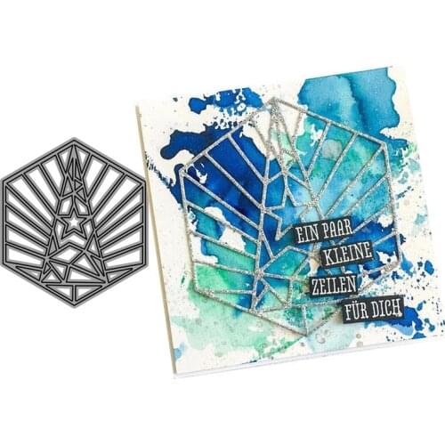 CH Polygon Metal Cutting Dies Stencils for DIY Scrapbooking/photo Album stamps Decorative Embossing DIY Paper Card