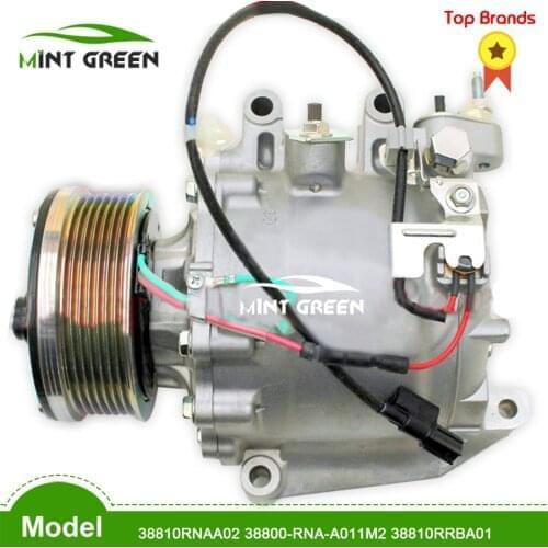FOR air conditioner compressor FOR HONDA CIVIC 1.8L 2006-2011 38800-RNA-A010M2 38810RNAA02 38800-RNA-A011M2 38810RRBA01