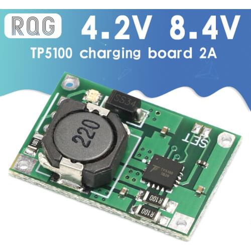 TP5100 double single lithium battery charge management compatible 2A rechargeable lithium plate For Arduino