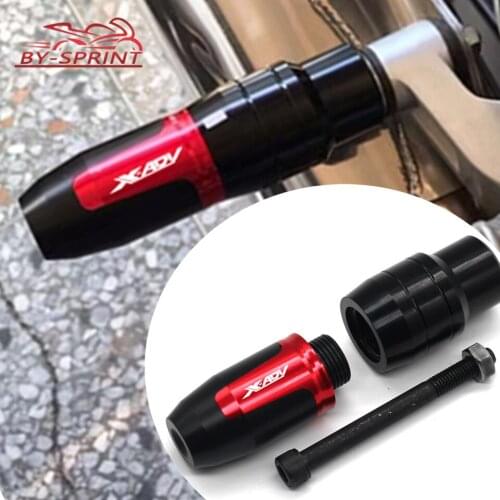 Laser "X-ADV" Logo Motorcycle CNC Aluminum Crash Pads Exhaust Sliders Crash Protector For HONDA X-ADV 750 XADV 750 2017-2019
