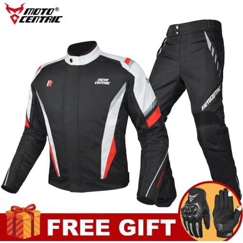 MOTOCENTRIC Motorcycle Jacket Suit Off Road Racing Riding Motorbike Jacket Clothing Protective Gear Windproof Motocross Jacket