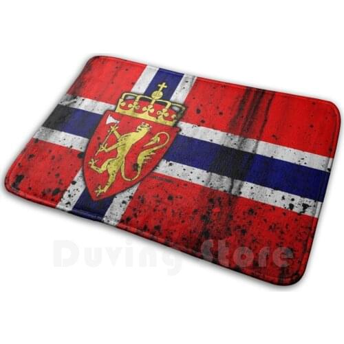 Norway Flag Soft Non-Slip Mat Rug Carpet Cushion Norway Norwegian Flag