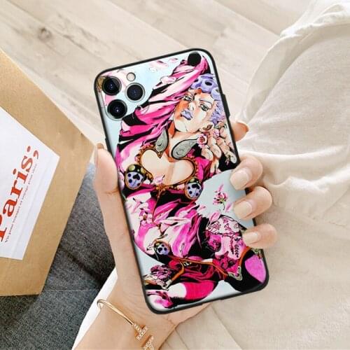 Giorno giovanna JoJos Bizarre anime For iPhone se 6 6s 7 8 plus x xr xs 11 pro max soft silicone phone case cover shell